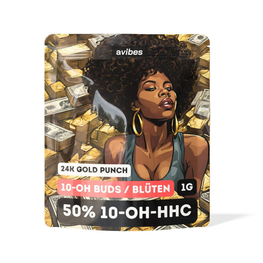 avibes® 50% 10-OH-HHC Blüten 24k Gold Punch Großhandel