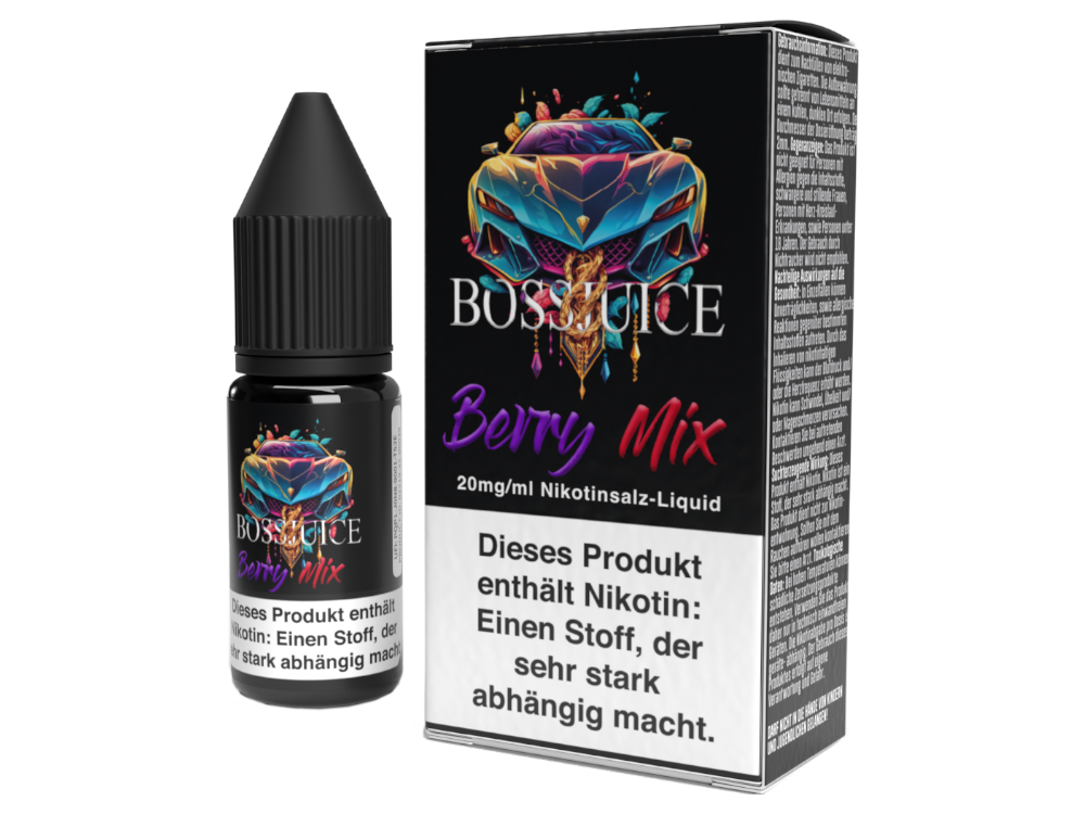 Boss Juice - Berry Mix - Nicotine Salt Liquid