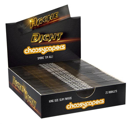 Hackedicht King Size Slim Papers | Choosypapers Großhandel B2B