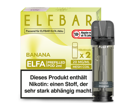 Elf Bar ELFA Pods Banana günstig im Großhandel B2B kaufen