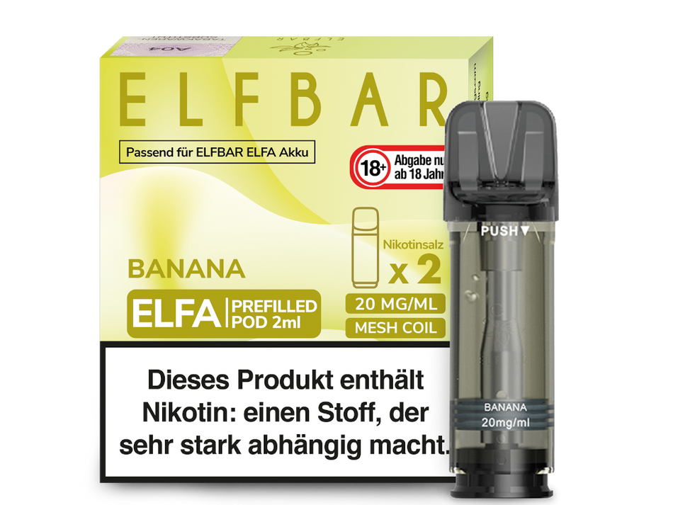 Elf Bar ELFA Pods Banana günstig im Großhandel B2B kaufen