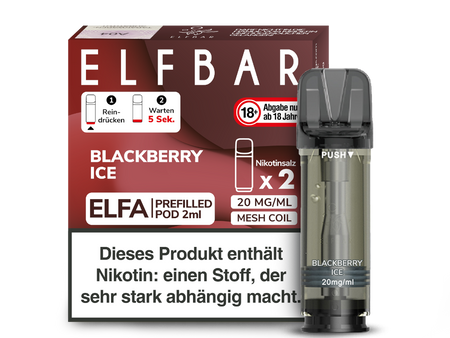 Elf Bar ELFA Blackberry Ice Pods im Großhandel günstig kaufen