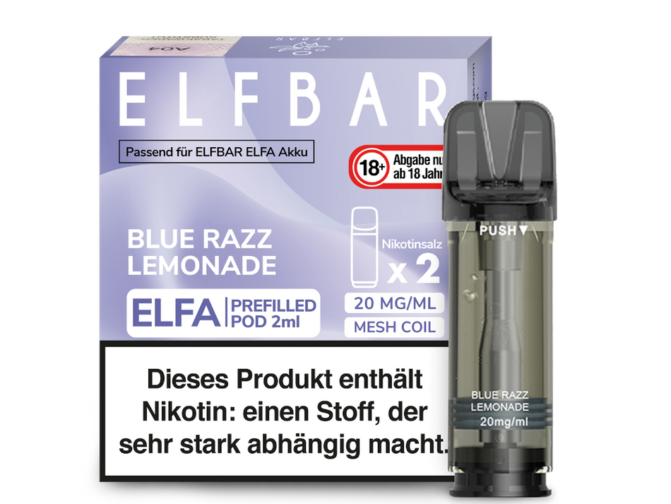 Elfa Pods Blue Razz Lemonade Großhandel