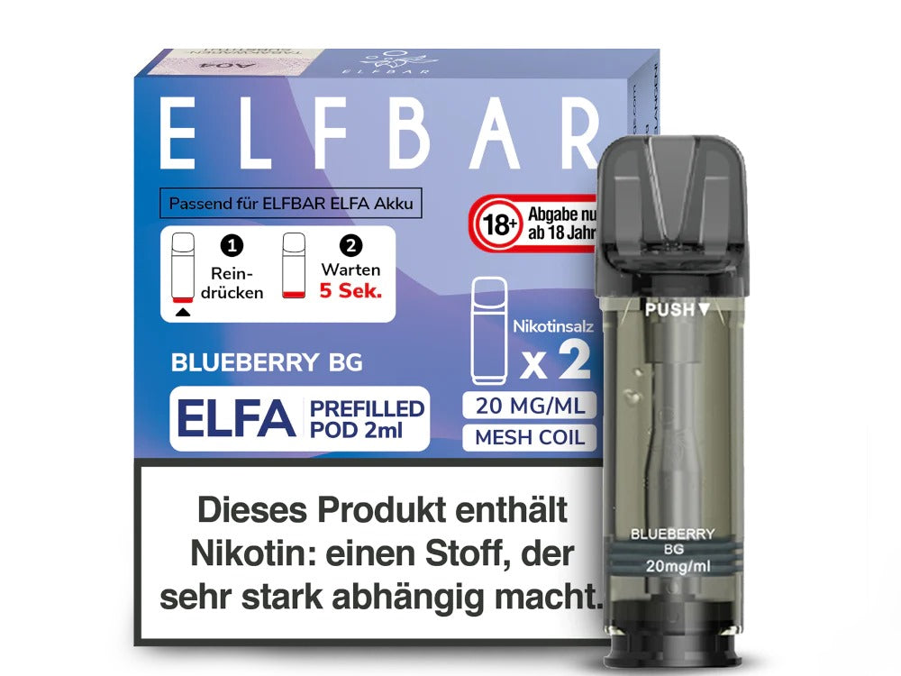 Elf Bar ELFA Blueberry BG Pods im Großhandel kaufen