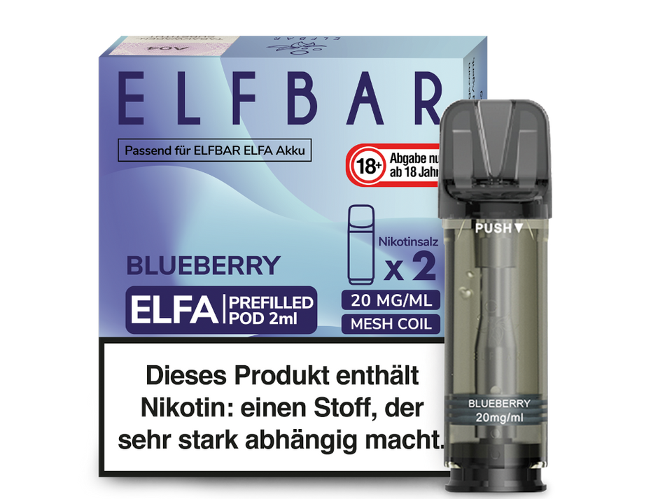 Elf Bar ELFA Pods Blueberry günstig im Großhandel B2B kaufen