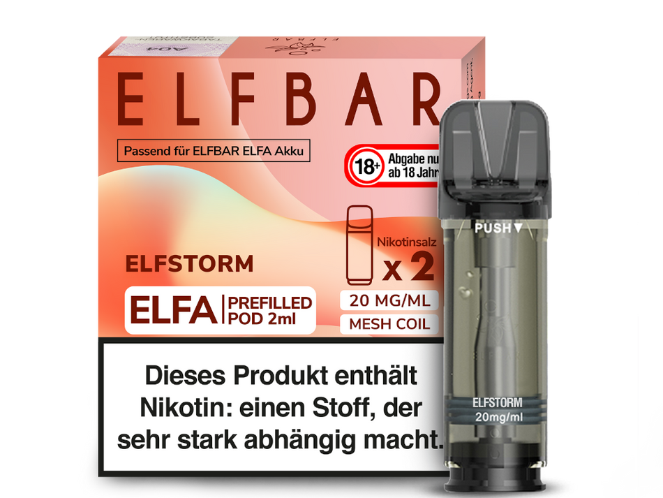 Elf Bar ELFA Prefilled Pod 2er Pack (2 x 2ml) mit dem Geschmack&nbsp;Elfergy günstig im Großhandel B2B kaufen