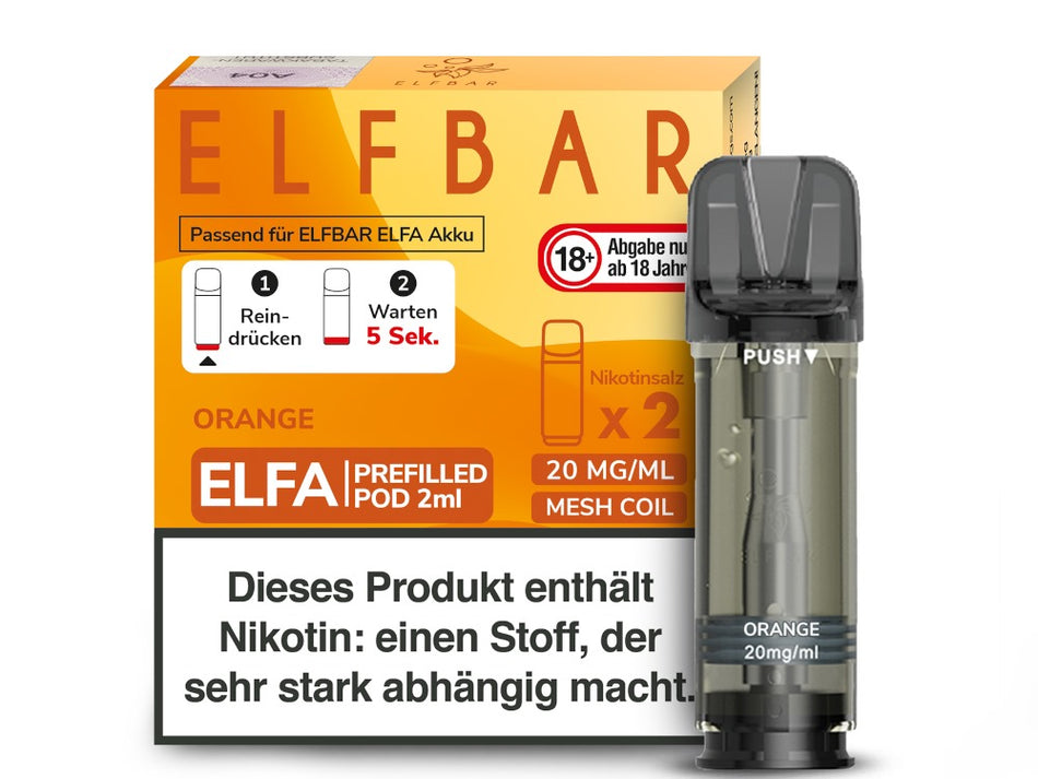 Elf Bar ELFA Orange Pods im Großhandel günstig kaufen