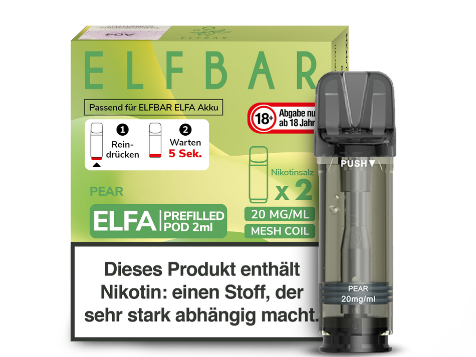 Elf Bar ELFA Pear Pods im Großhandel günstig kaufen