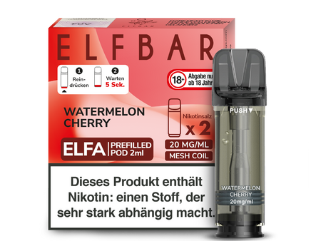 Elf Bar ELFA Watermelon Cherry Pods im Großhandel günstig kaufen