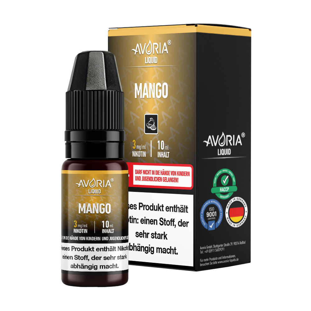 Avoria E-Cigarette Liquid - Mango