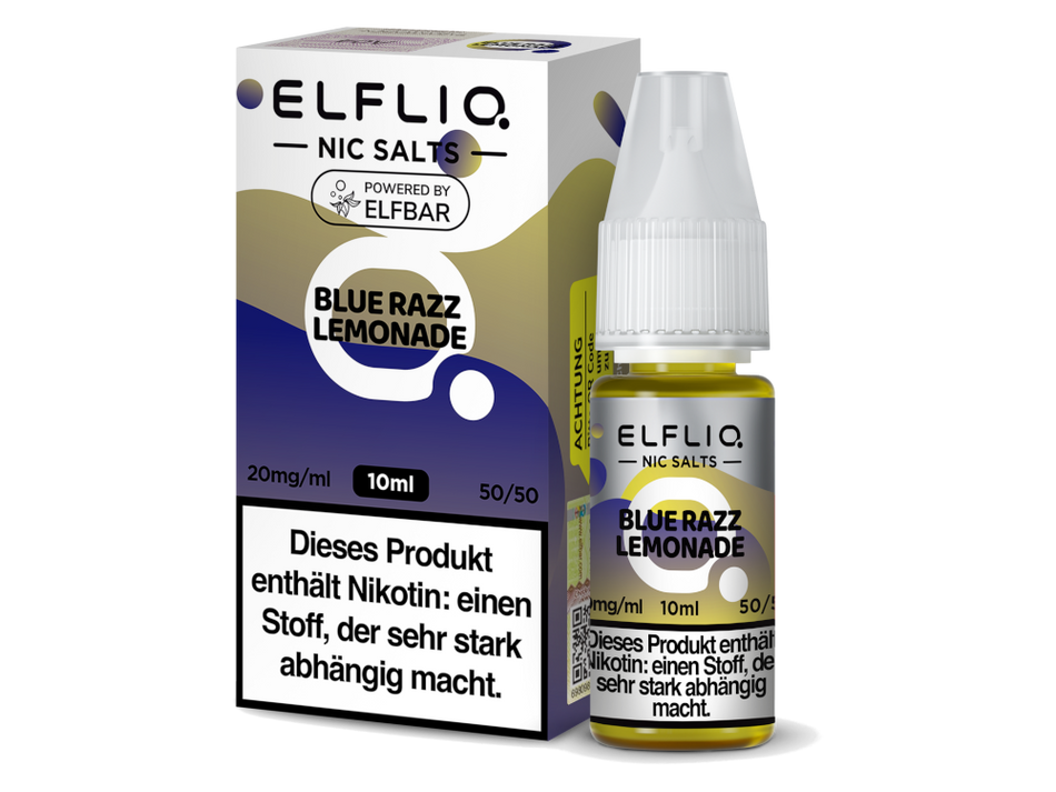 ELFLIQ | Blue Razz Lemonade | Nicotine Salt Liquid | 10ml