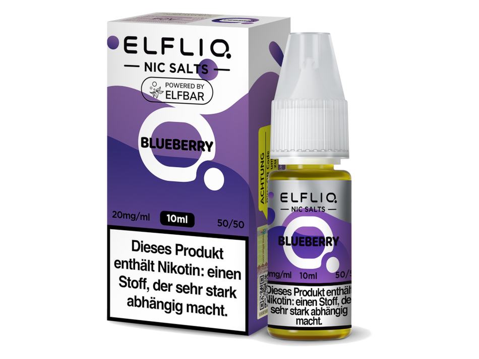 ELFLIQ | Blueberry | Nicotine Salt Liquid | 10ml