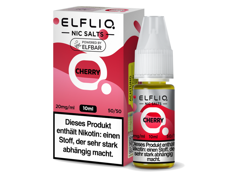 ELFLIQ | Cherry | Nicotine Salt Liquid | 10ml