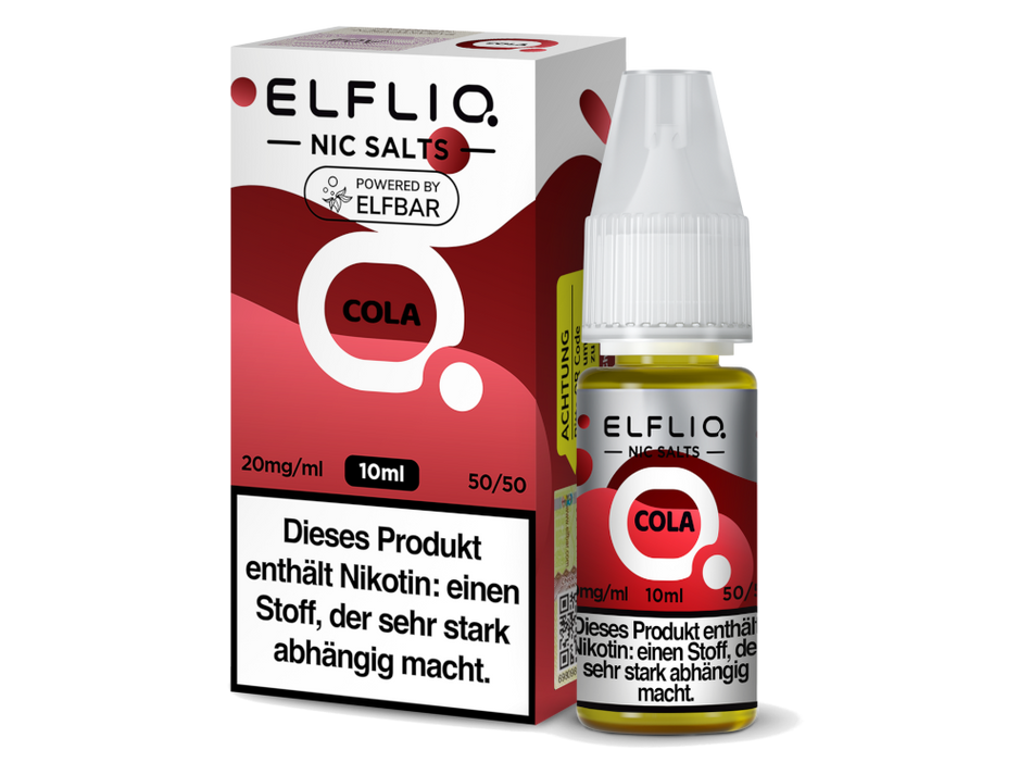 ELFLIQ | Cola | Nicotine Salt Liquid | 10ml