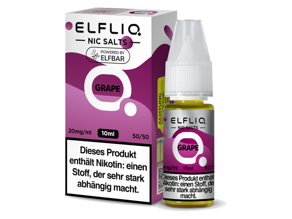 ELFLIQ | Grape | Nicotine Salt Liquid | 10ml