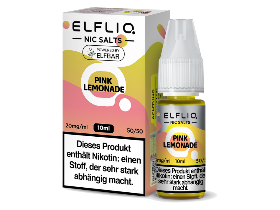 ELFLIQ | Pink Lemonade | Nicotine Salt Liquid | 10ml