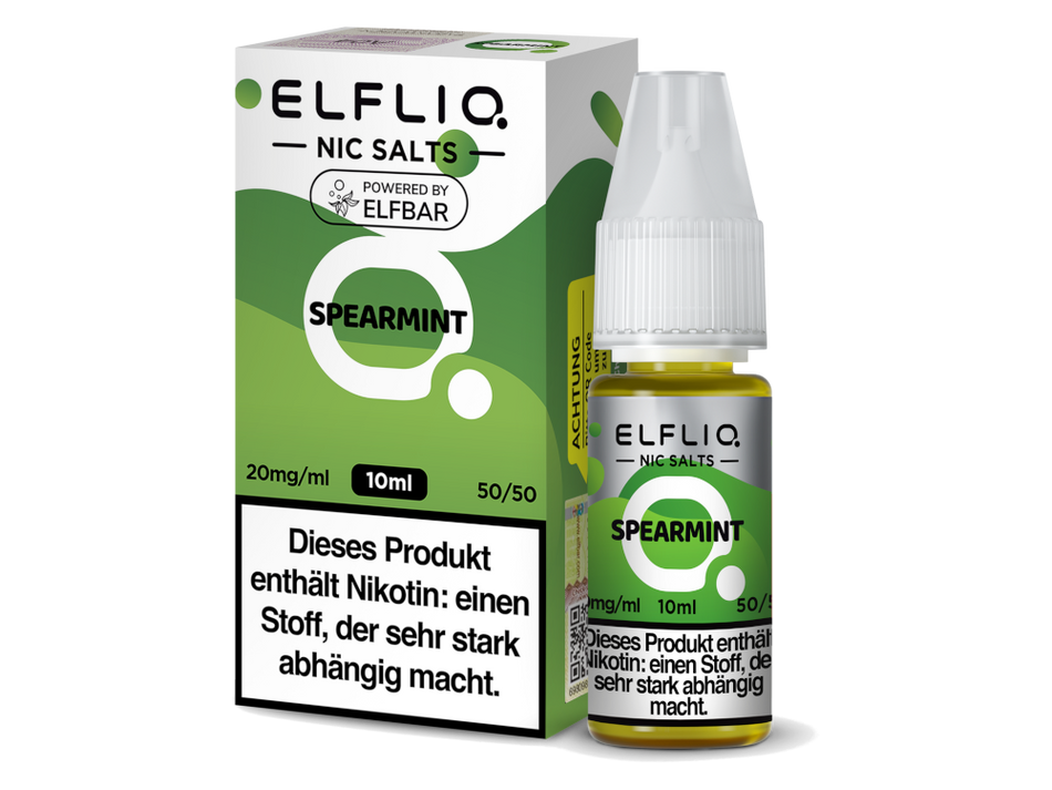 ELFLIQ | Spearmint | Nicotine Salt Liquid | 10ml