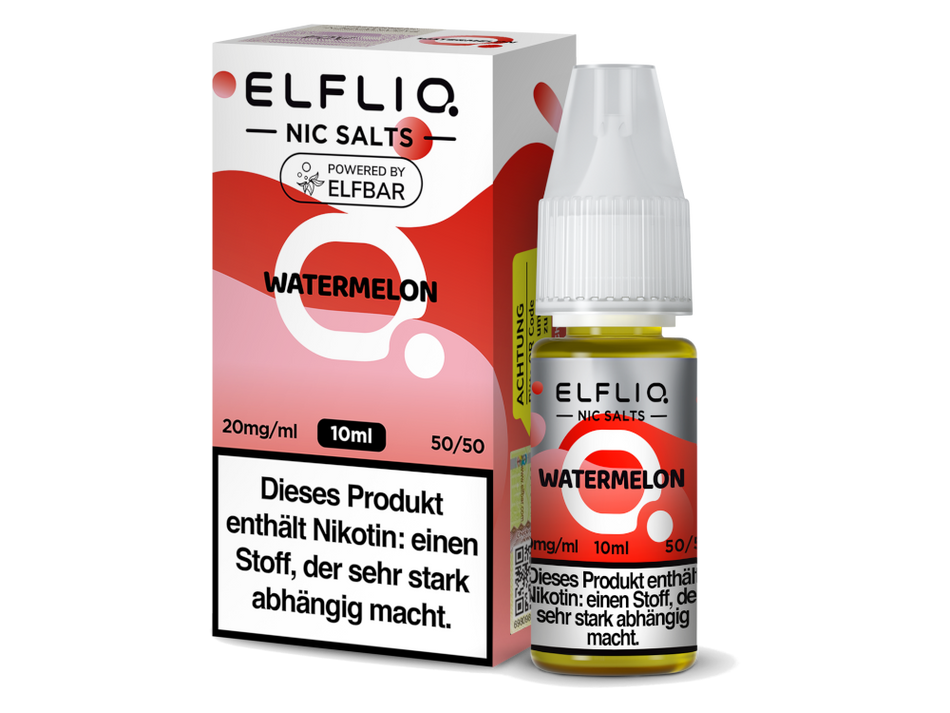 ELFLIQ | Watermelon | Nicotine Salt Liquid | 10ml