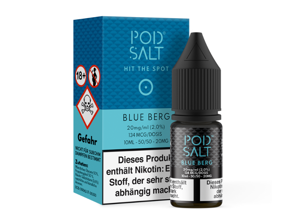 Pod Salt - Blue Berg - Nicotine Salt Liquid