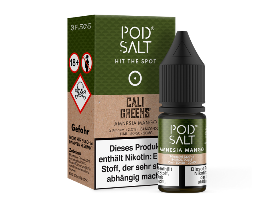 Pod Salt Fusion - Amnesia Mango - Nicotine Salt Liquid