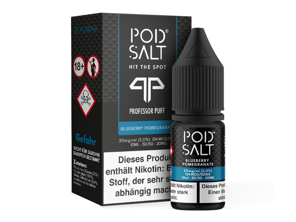 Pod Salt - Blueberry Pomegranate - Nicotine Salt Liquid 20 mg/ml