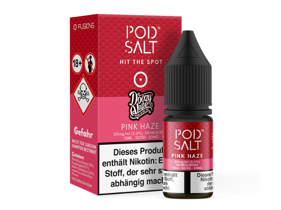 Pod Salt Fusion - Pink Haze - Nicotine Salt Liquid