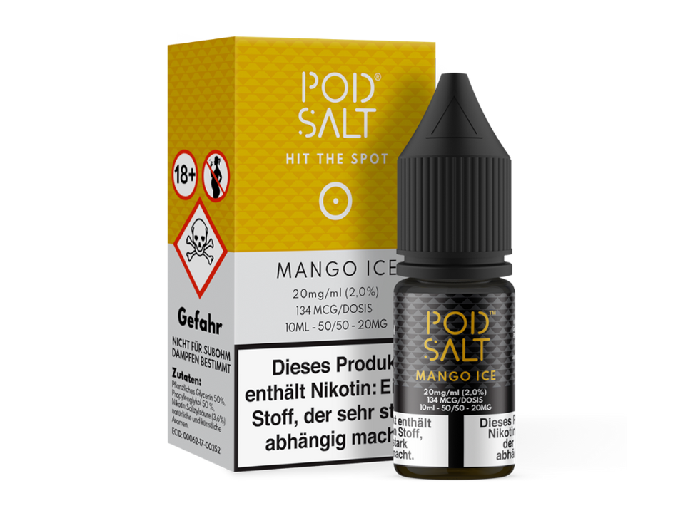 Pod Salt - Mango Ice - Nicotine Salt Liquid