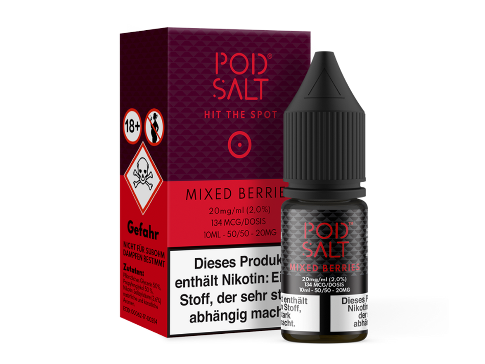 Pod Salt - Mixed Berries - Nicotine Salt Liquid