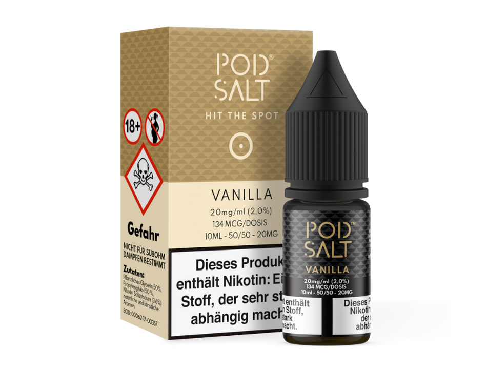 Pod Salt - Vanilla - Nicotine Salt Liquid