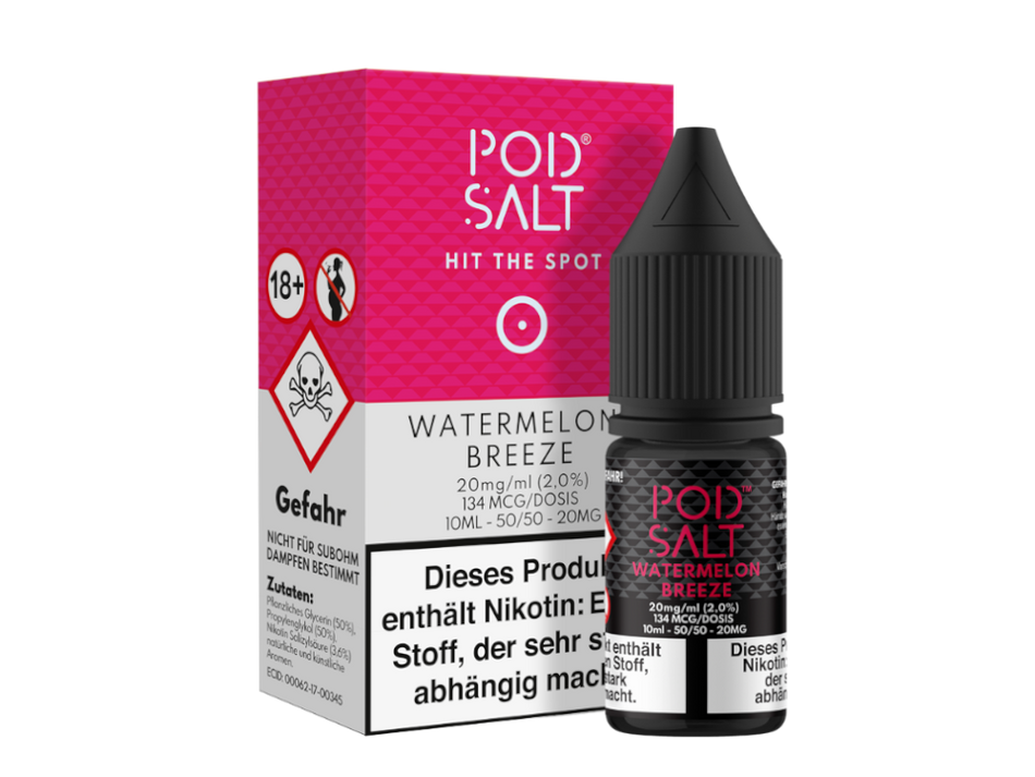 Pod Salt - Watermelon Breeze - Nikotinsalz Liquid