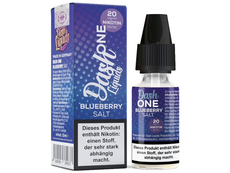 Dash Liquids - One - Blueberry - Nikotinsalz Liquid