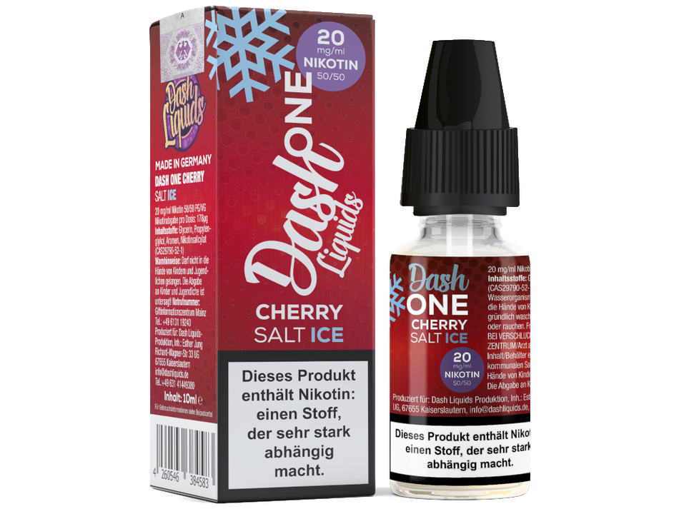 Dash Liquids - One - Cherry Ice - Nicotine Salt Liquid