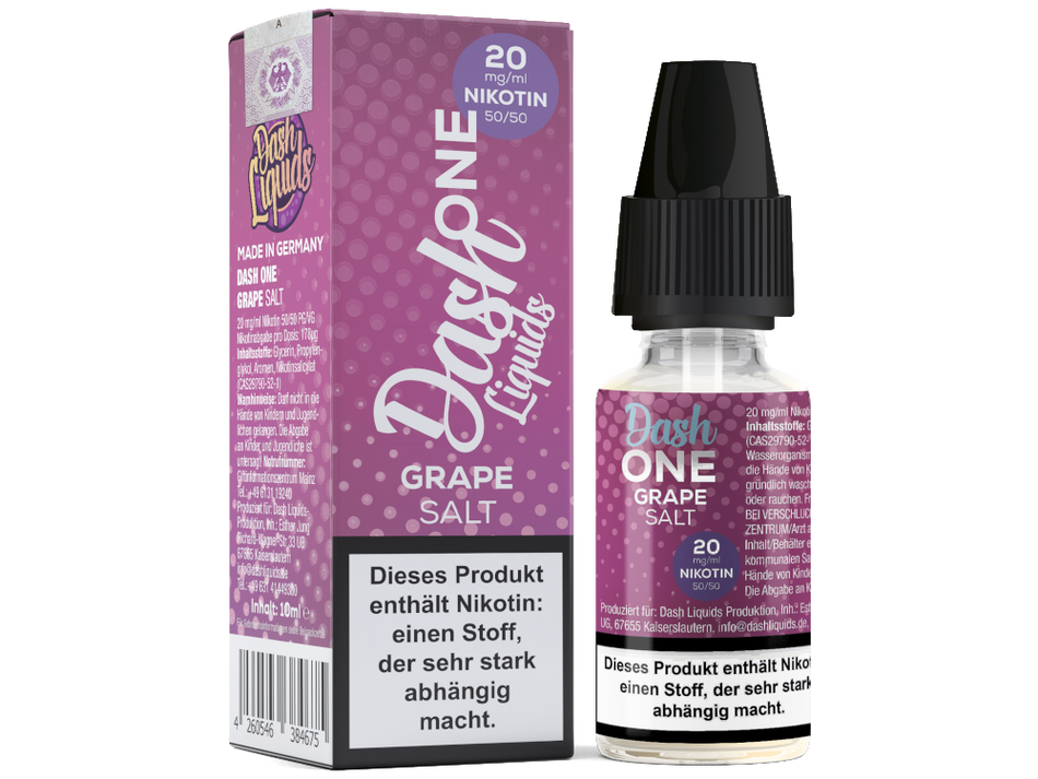 Dash Liquids - One - Grape - Nikotinsalz Liquid