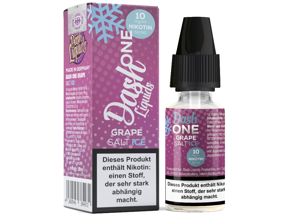 Dash Liquids - One - Grape Ice - Nikotinsalz Liquid