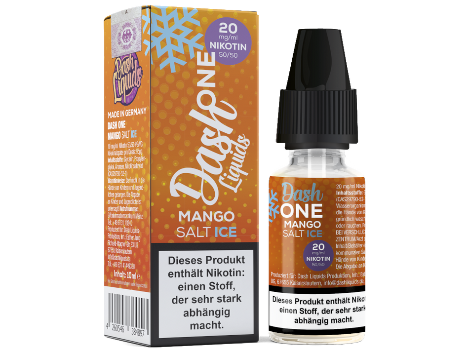 Dash Liquids - One - Mango Ice - Nikotinsalz Liquid