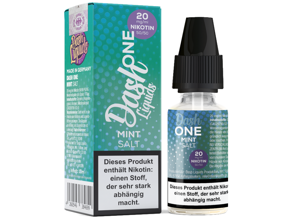 Dash Liquids - One - Mint - Nicotine Salt Liquid