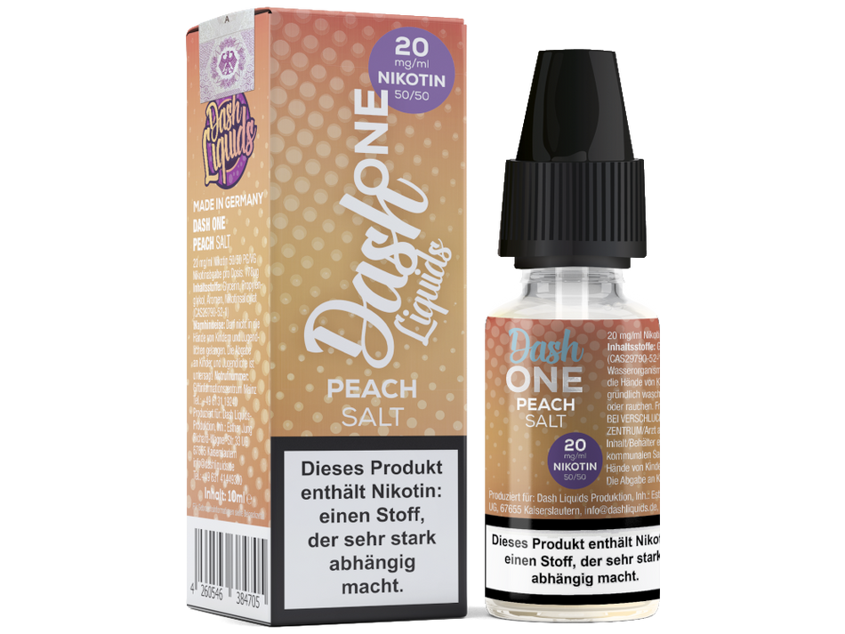 Dash Liquids - One - Peach - Nikotinsalz Liquid