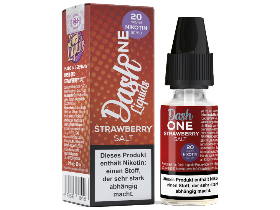 Dash Liquids - One - Strawberry - Nicotine Salt Liquid