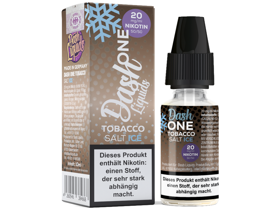 Dash Liquids - One - Tobacco Ice - Nikotinsalz Liquid