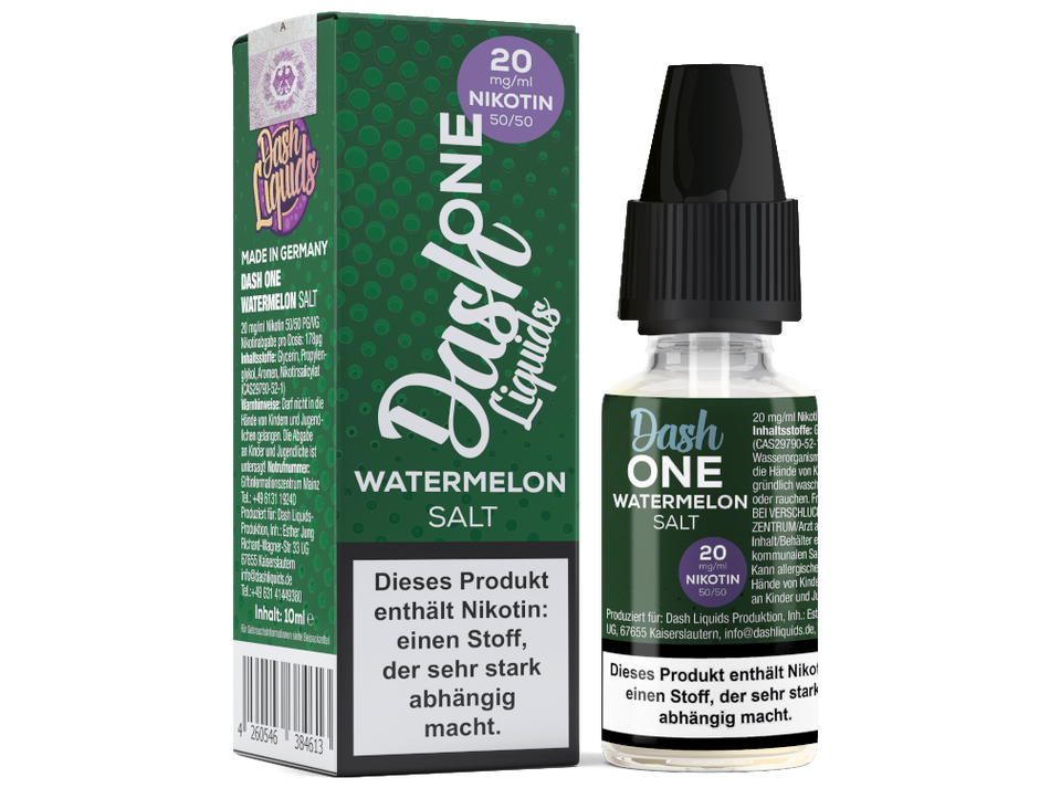 Dash Liquids - One - Watermelon - Nikotinsalz Liquid