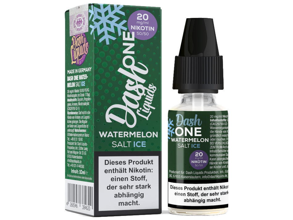 Dash Liquids - One - Watermelon Ice - Nicotine Salt Liquid