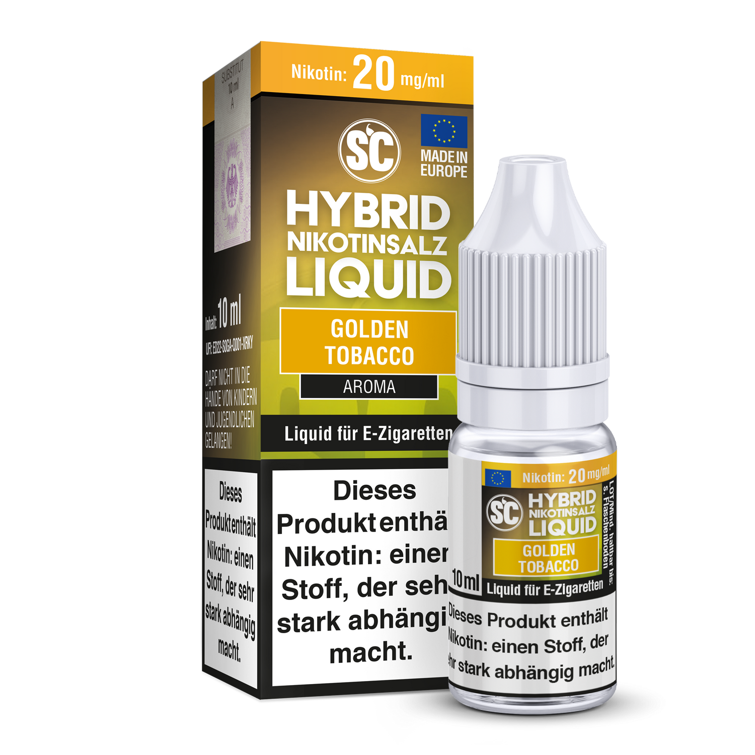 SC - Golden Tobacco - Hybrid Nicotine Salt Liquid