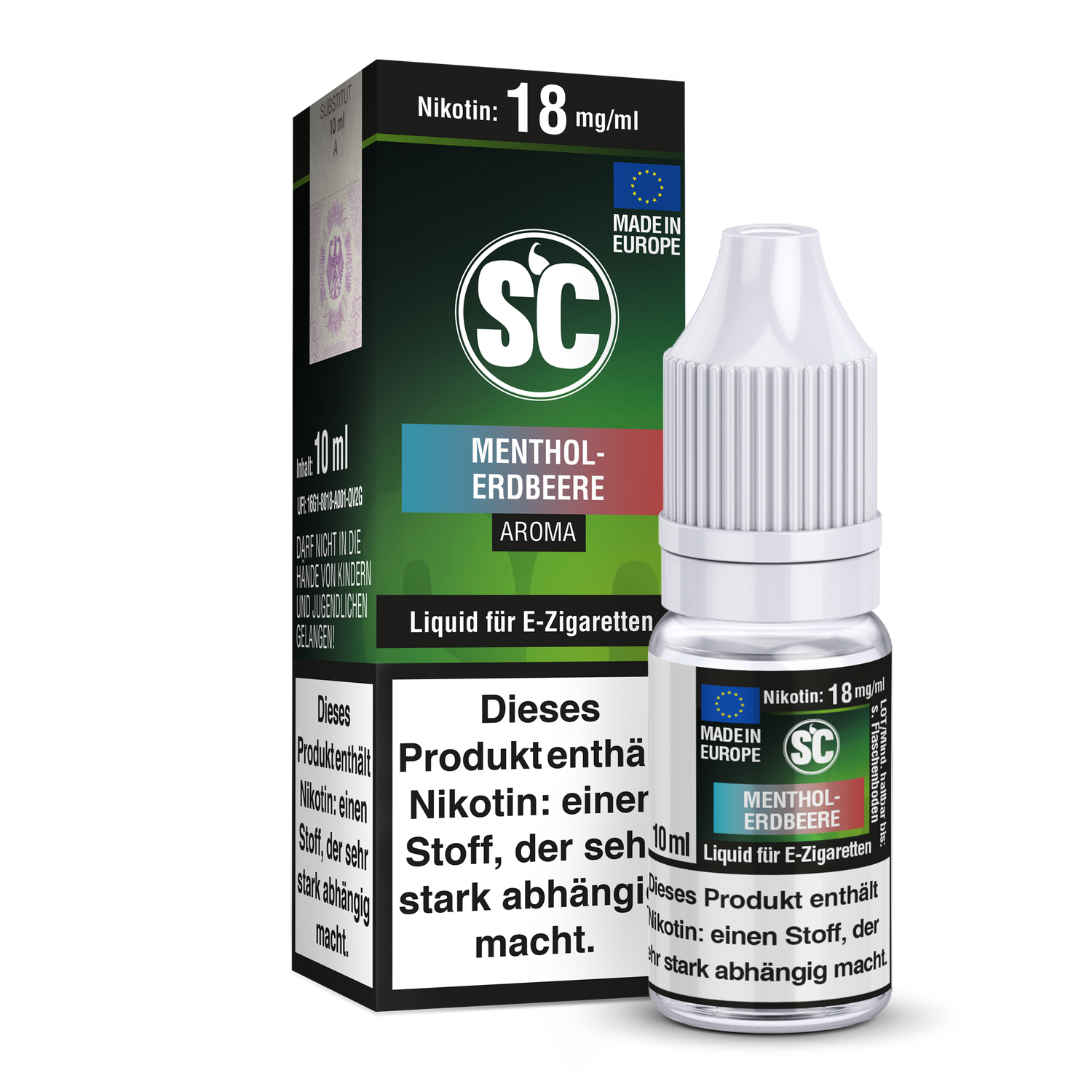 SC - Menthol Strawberry E-Cigarette Liquid