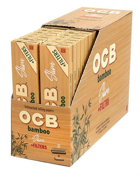 Bamboo King Size Slim Papers + Filtertips OCB Großhandel B2B