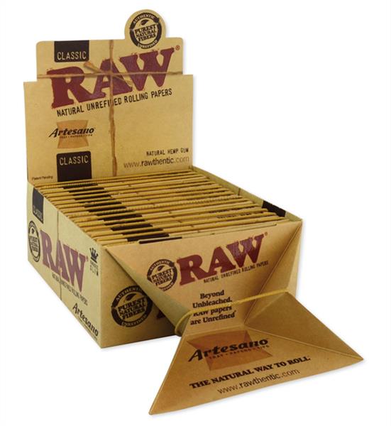 Classic Artesano King Size Slim Papers + Filtertips RAW Großhandel B2B