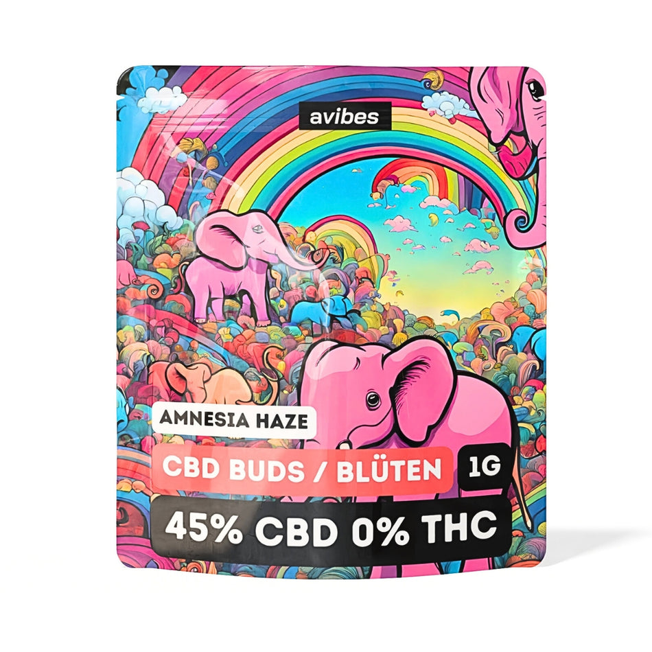 cbd blüten amnesia haze avibes 45 cbd