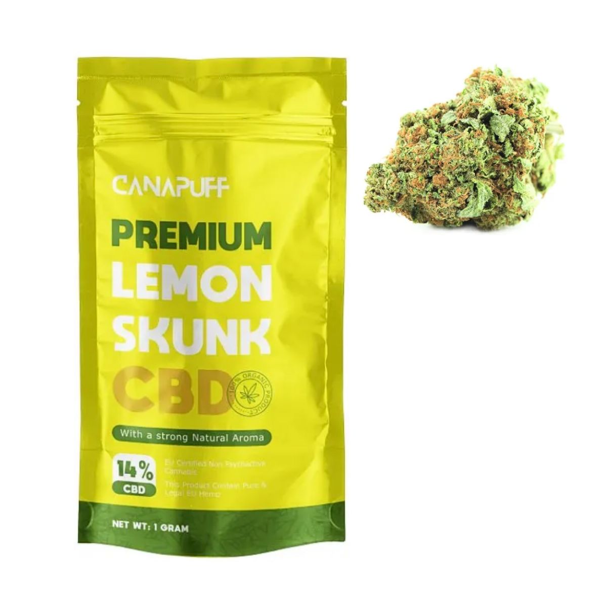 CANAPUFF CBD Blüten Lemon Skunk Großhandel