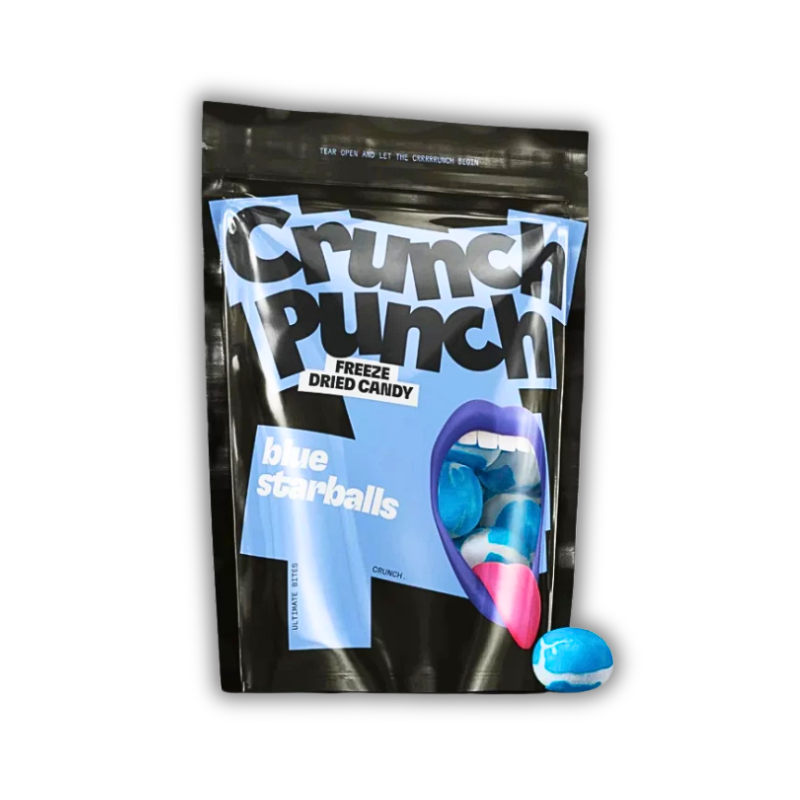 Crunsh Punsh Freeze Dried Candy Blue Starballs großhandel