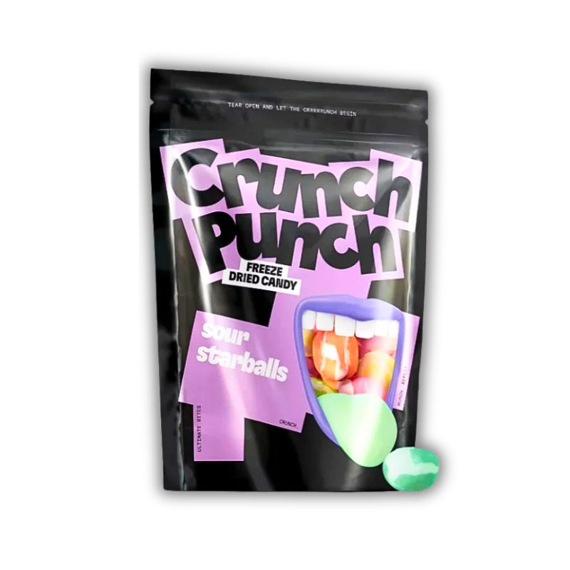 Crunsh Punsh Freeze Dried Candy Sour Starballs  großhandel