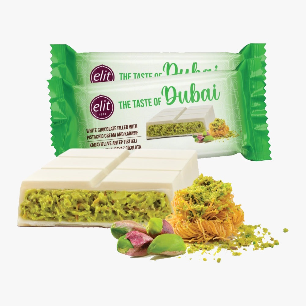 Elit® Dubai Weiße Schokolade 90 g Großhandel